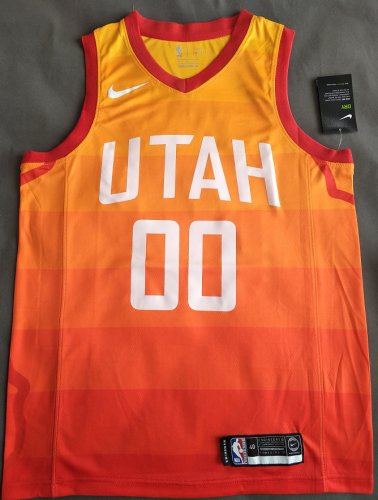 NBA 00 Clarkson Utah Jazz 2018-19 city Maillot orange